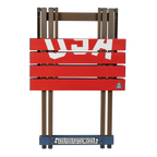 Heat-Resistant Compact Camp Table 20 - USA Anniversary Deluxe - Choice 757 - Master Outdoor Kitchen Station for Tailgating & BBQ Detail