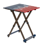 Heat-Resistant Compact Camp Table 20 - USA Anniversary Deluxe - Choice 757 - Master Outdoor Kitchen Station for Tailgating & BBQ - Default Title