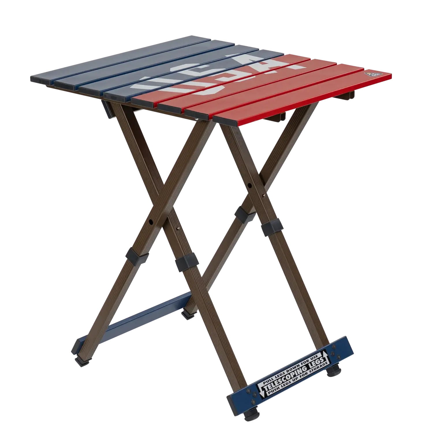 Heat-Resistant Compact Camp Table 20 - USA Anniversary Deluxe - Choice 757 - Master Outdoor Kitchen Station for Tailgating & BBQ - Default Title