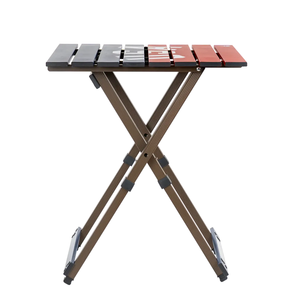 Heat-Resistant Compact Camp Table 20 - USA Anniversary Deluxe - Choice 757 - Master Outdoor Kitchen Station for Tailgating & BBQ Detail