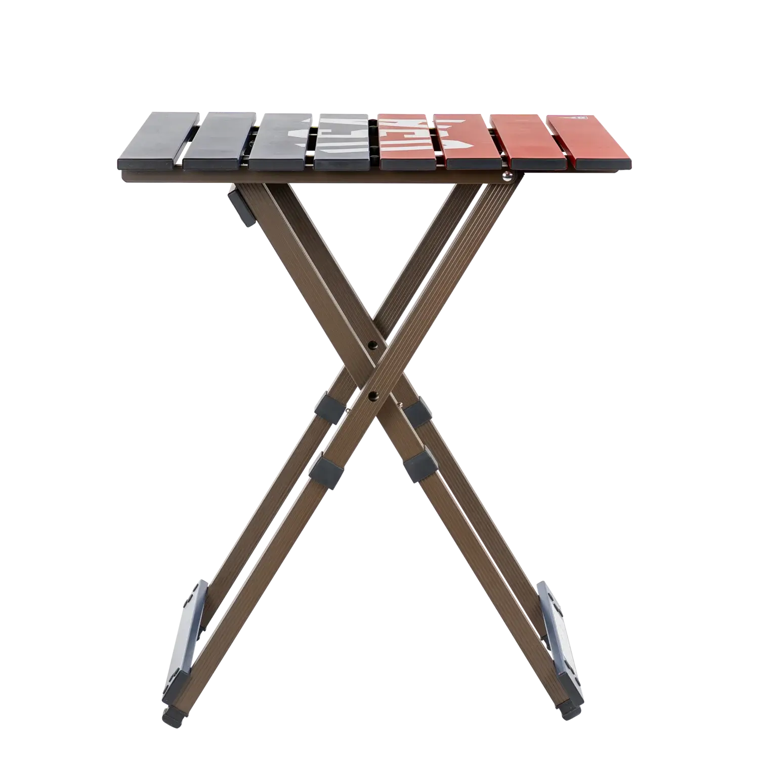Heat-Resistant Compact Camp Table 20 - USA Anniversary Deluxe - Choice 757 - Master Outdoor Kitchen Station for Tailgating & BBQ Detail