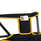 Heavy-Duty Freestyle College Comfort Pro Rocker - Iowa Hawkeyes - Choice 249 - Freestyle Rocker Portable Outdoor Folding Chair Detail