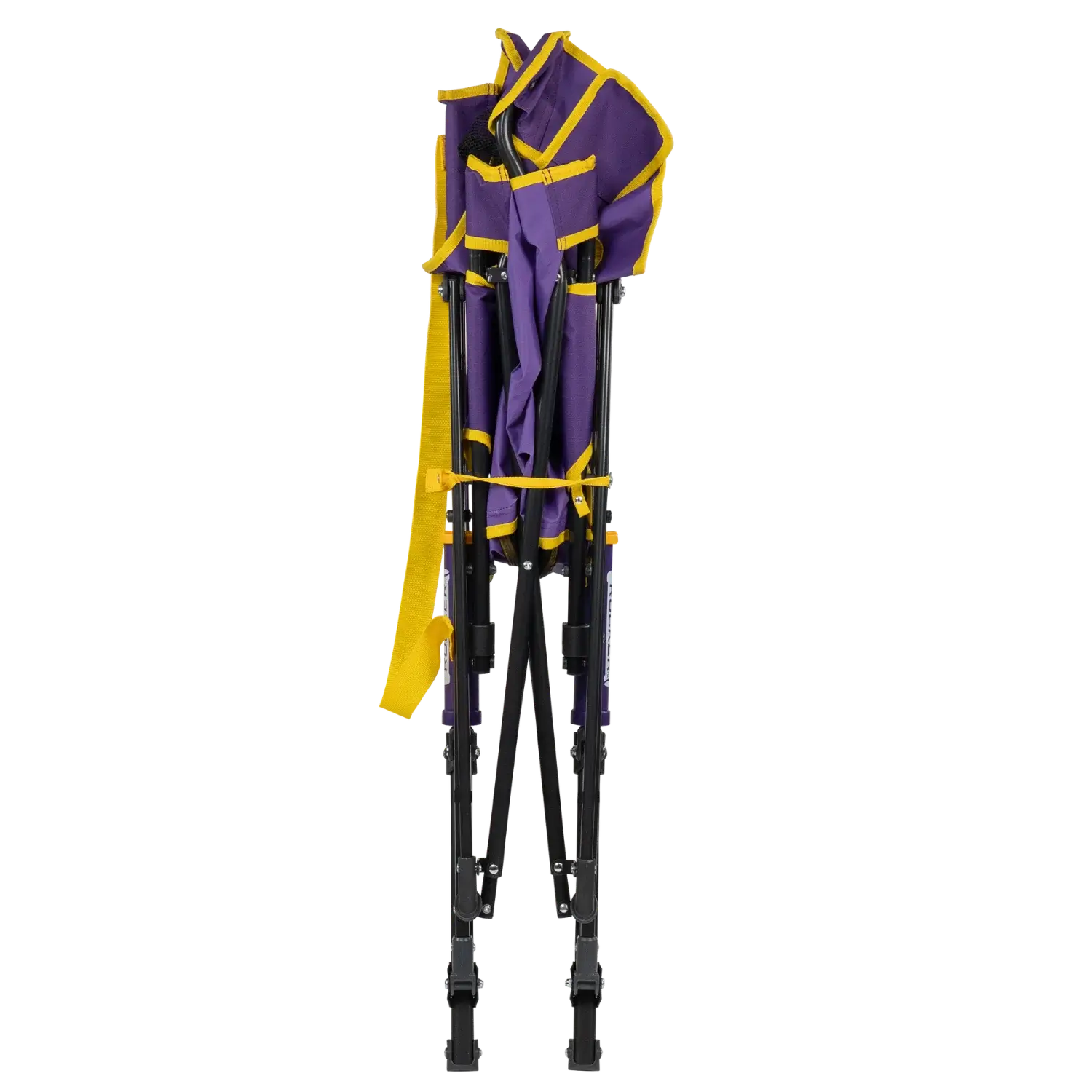 Luxury Camp College Comfort Pro Rocker - LSU Tigers - Choice 880 - Heavy-Duty Kickback Rocker with Beverage Holder Detail