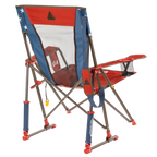 Luxury Camp Comfort Pro Rocker - USA Anniversary Deluxe - Choice 424 - Patented Spring-Action Rocking Chair for Camping Detail