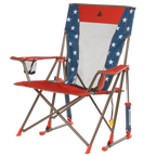 Luxury Camp Comfort Pro Rocker - USA Anniversary Deluxe - Choice 424 - Patented Spring-Action Rocking Chair for Camping Detail