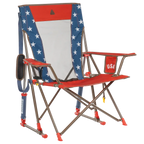 Luxury Camp Comfort Pro Rocker - USA Anniversary Deluxe - Choice 424 - Patented Spring-Action Rocking Chair for Camping - Default Title