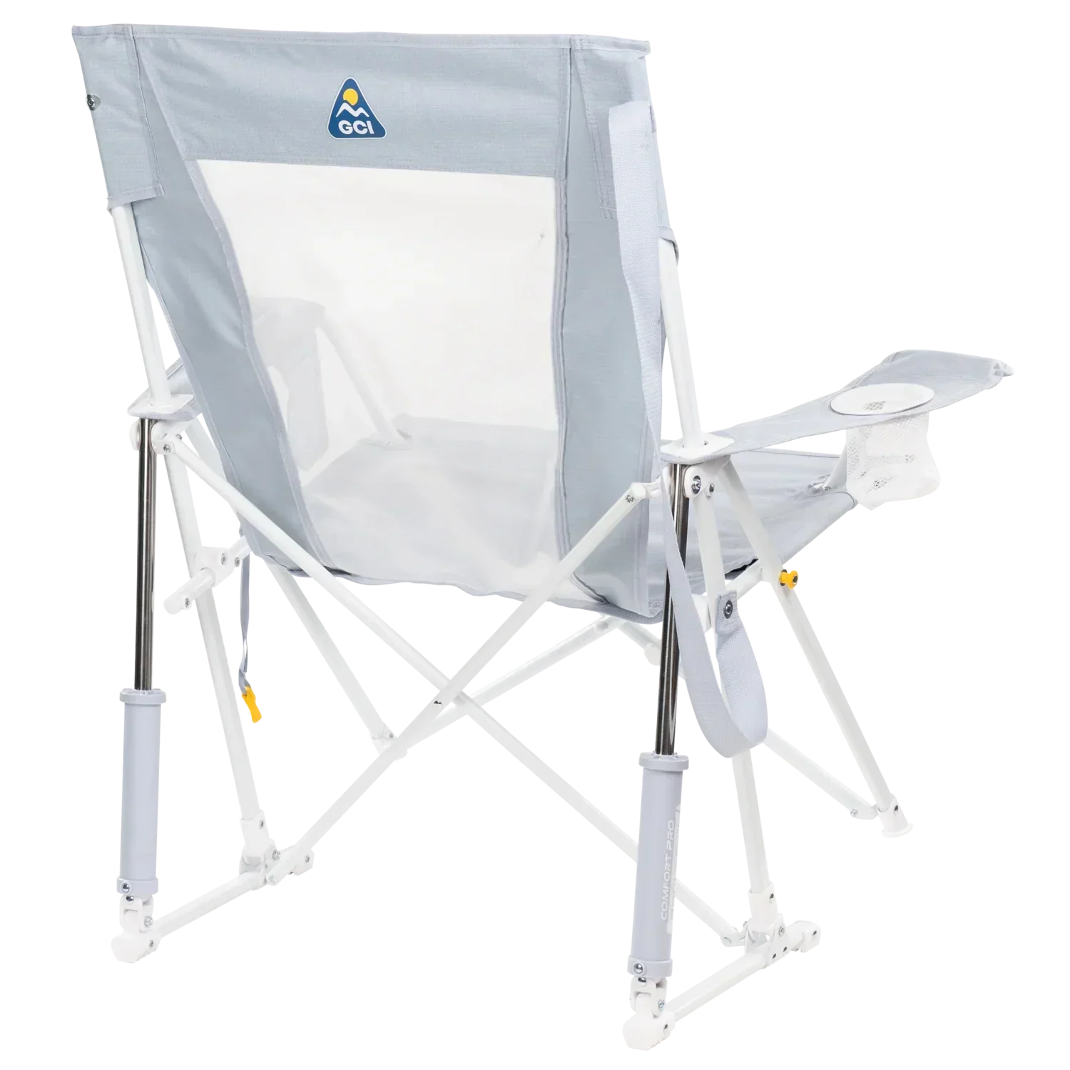 Patented Spring-Action Comfort Pro Rocker XL - Choice 107 - Freestyle Rocker Portable Outdoor Folding Chair Detail