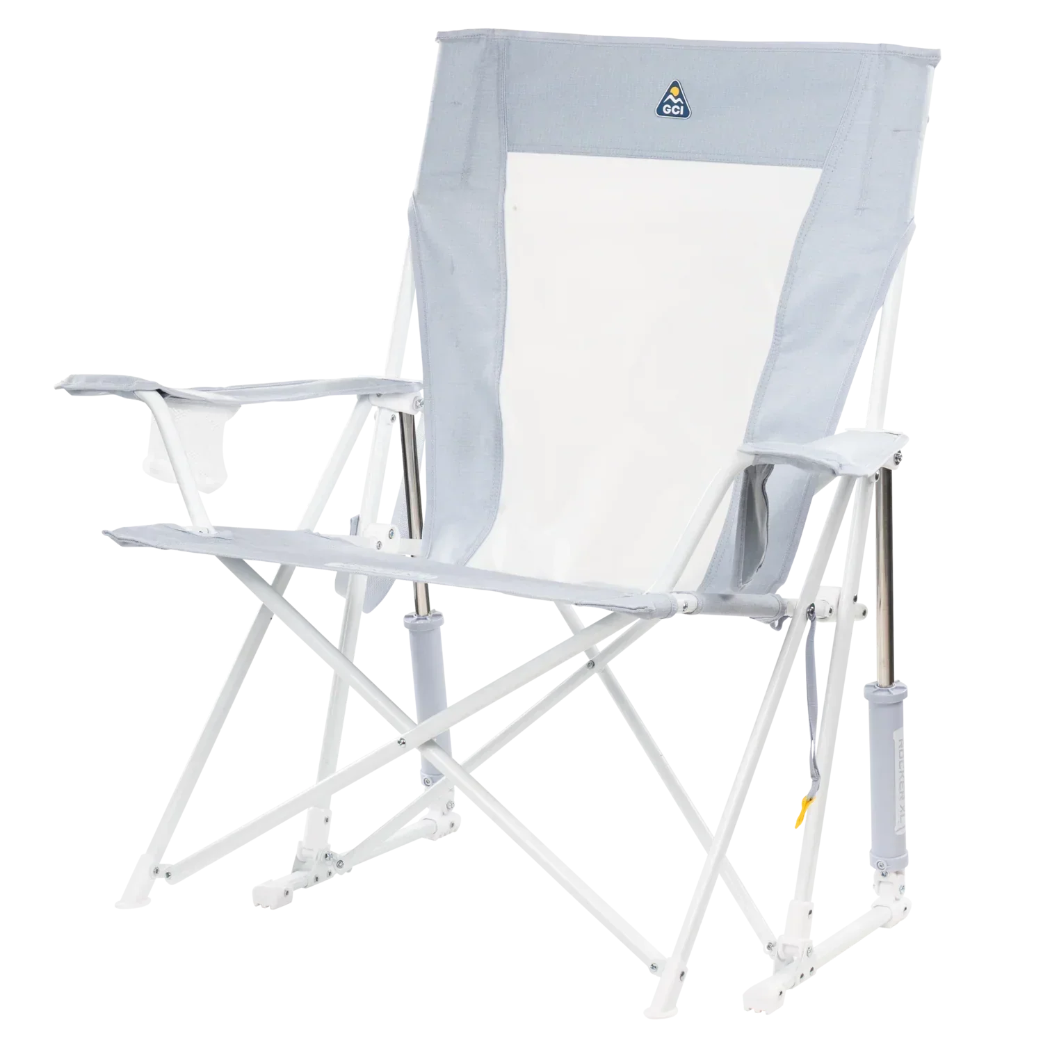 Patented Spring-Action Comfort Pro Rocker XL - Choice 107 - Freestyle Rocker Portable Outdoor Folding Chair Detail