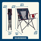 Space-Saving Pico Comfort Quad Chair - Choice 989 - Space-Saving Micro-Folding Chair for Backpacking Detail