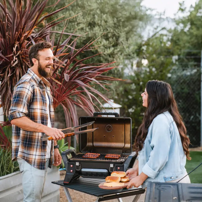Portable Staging Compact Camp Table 25 - Choice 214 - Multi-Functional Heavy-Duty Grilling Table Counter Detail