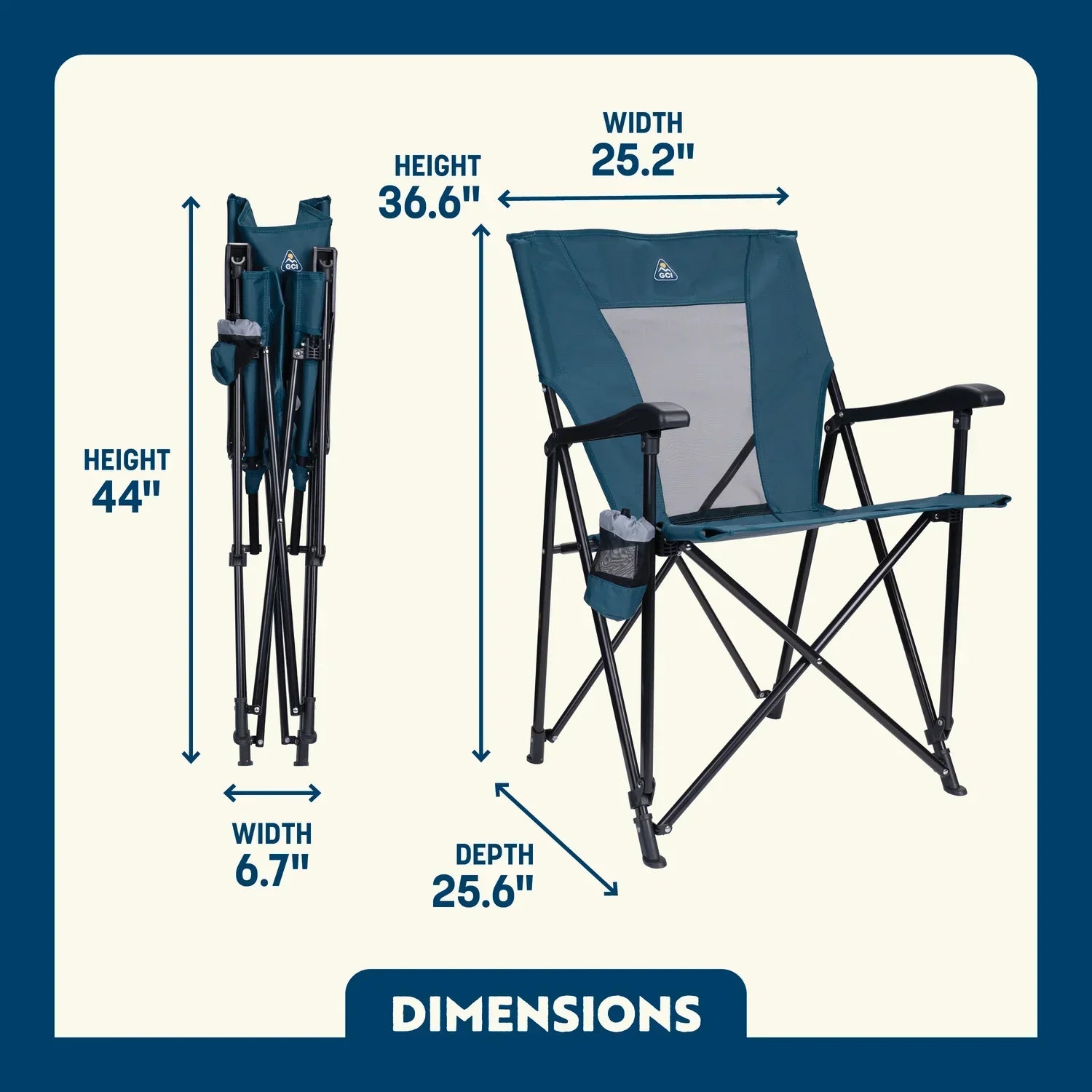 Space-Saving Pico Eazy Chair - Choice 976 - Space-Saving Micro-Folding Chair for Backpacking Detail