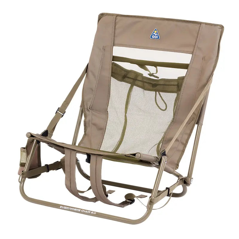 Backpack Travel Everywhere Chair 2 - Choice 656 - Portable Heavy-Duty Low Boy Chair for Ocean Side Detail