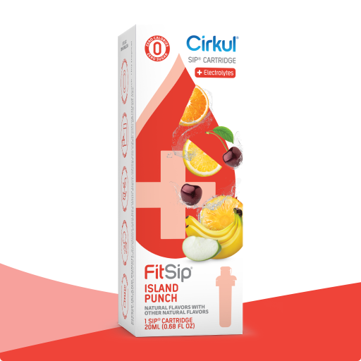 Zero-Calorie FitSip Island Punch QUVY - Vitamin-Infused Natural Refreshing Flavor Core - Default Title
