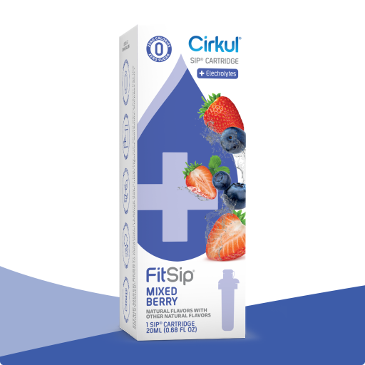 Vitamin-Infused FitSip Mixed Berry EWZJ - Sugar-Free Fruit Flavor Cartridge Refill - Default Title