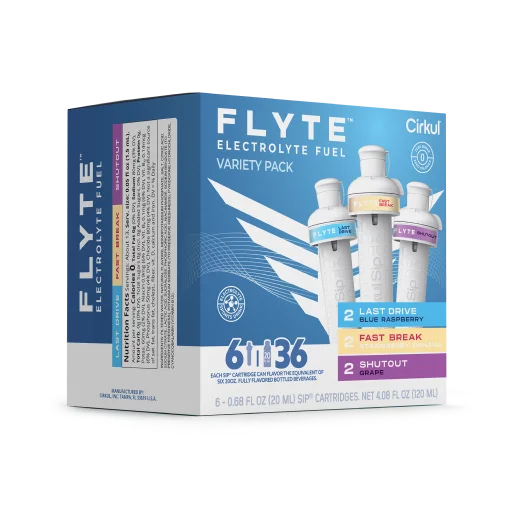 Sugar-Free Flyte 6-Pack Variety Pack MMZB - Zero-Calorie Multi-Flavor Sip Pods for Water Bottle Detail