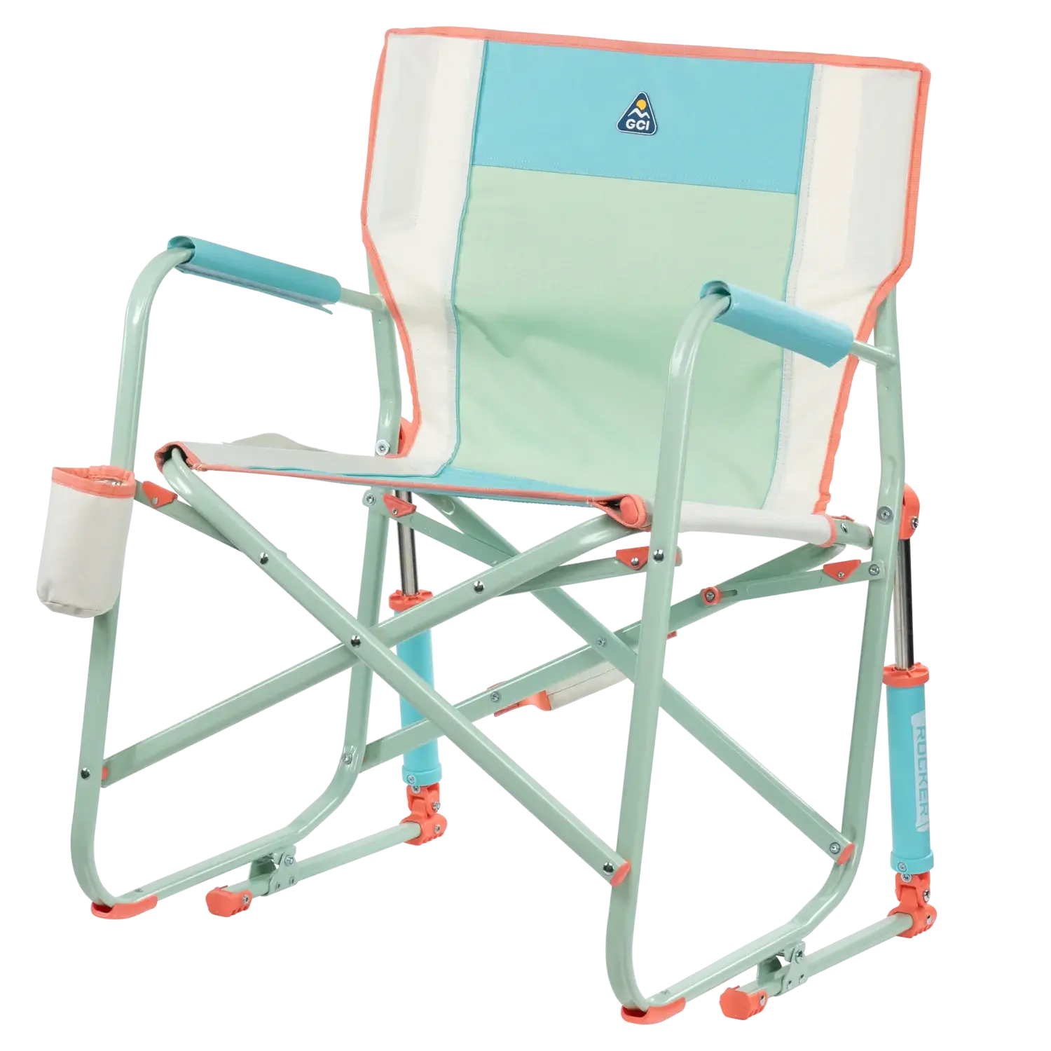 Patented Spring-Action Freestyle Rocker - Choice 711 - RoadTrip Rocker Smooth Motion Camp Chair Detail