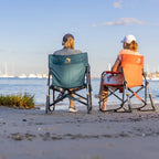 Smooth Motion Freestyle Rocker - Pumpkin Spice - Choice 373 - Patented Spring-Action Rocking Chair for Camping Detail