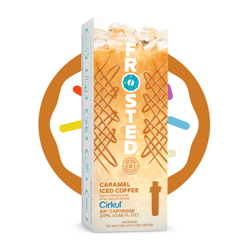 Zero-Calorie Frosted Caramel Iced Coffee 9HCZ - Sugar-Free Fruit Flavor Cartridge Refill - Default Title