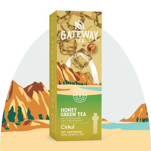 Natural Fruit Flavored Gateway Honey Green Tea D1OV - Vitamin-Infused Natural Refreshing Flavor Core - Default Title
