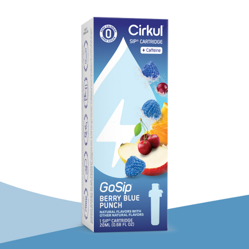 Natural Fruit Flavored GoSip Berry Blue Punch YSFQ - Electrolyte Hydration Enhanced Taste Cartridges - Default Title