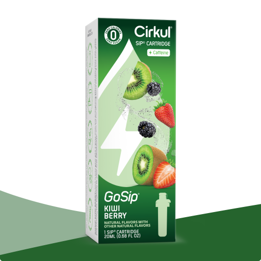 Natural Fruit Flavored GoSip Kiwi Berry FTUR - Zero-Calorie Multi-Flavor Sip Pods for Water Bottle - Default Title