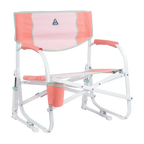 Luxury Camp Grab & Go Rocker - Choice 551 - RoadTrip Rocker Smooth Motion Camp Chair - Coral