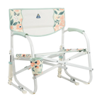 Luxury Camp Grab & Go Rocker - Choice 551 - RoadTrip Rocker Smooth Motion Camp Chair - Floral Bouquet