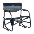 Luxury Camp Grab & Go Rocker - Choice 551 - RoadTrip Rocker Smooth Motion Camp Chair - Indigo Color Block