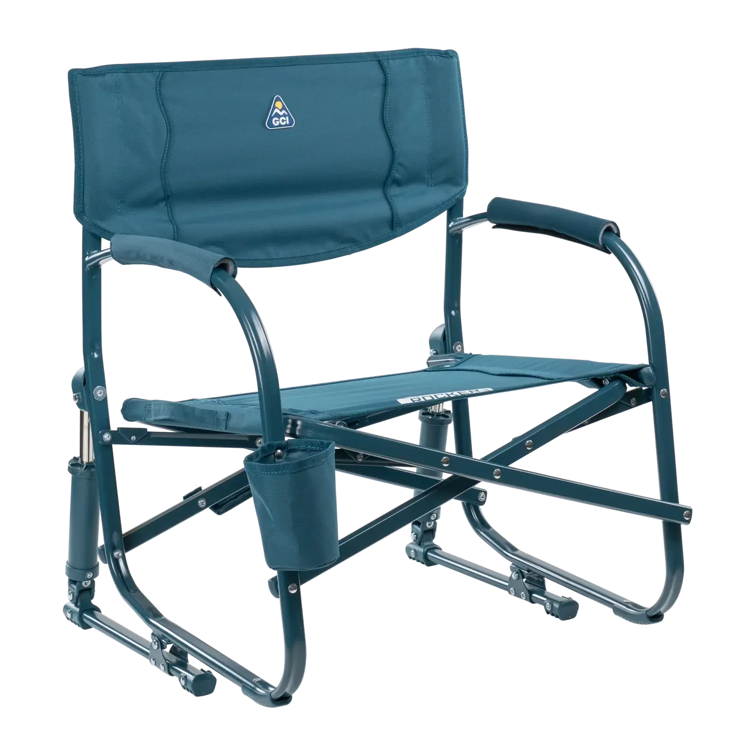 Luxury Camp Grab & Go Rocker - Choice 551 - RoadTrip Rocker Smooth Motion Camp Chair - Teal