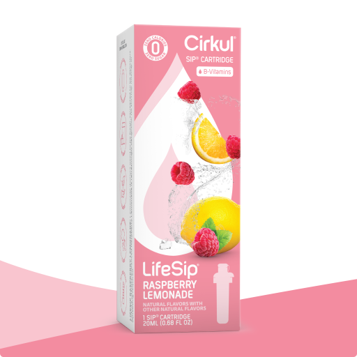 Natural Fruit Flavored LifeSip Raspberry Lemonade OTKN - Sugar-Free Fruit Flavor Cartridge Refill - Default Title