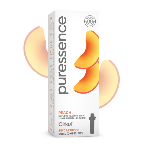 Sugar-Free Puressence Peach (Unsweetened) 2E7U - Vitamin-Infused Natural Refreshing Flavor Core - Default Title