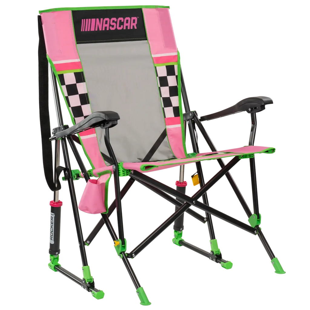 Heavy-Duty Freestyle RoadTrip Rocker - NASCAR For Her - Choice 560 - Patented Spring-Action Rocking Chair for Camping - Default Title