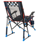 Heavy-Duty Freestyle RoadTrip Rocker - NASCAR For Him - Choice 453 - Patented Spring-Action Rocking Chair for Camping Detail