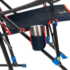 Heavy-Duty Freestyle RoadTrip Rocker - NASCAR For Him - Choice 453 - Patented Spring-Action Rocking Chair for Camping Detail