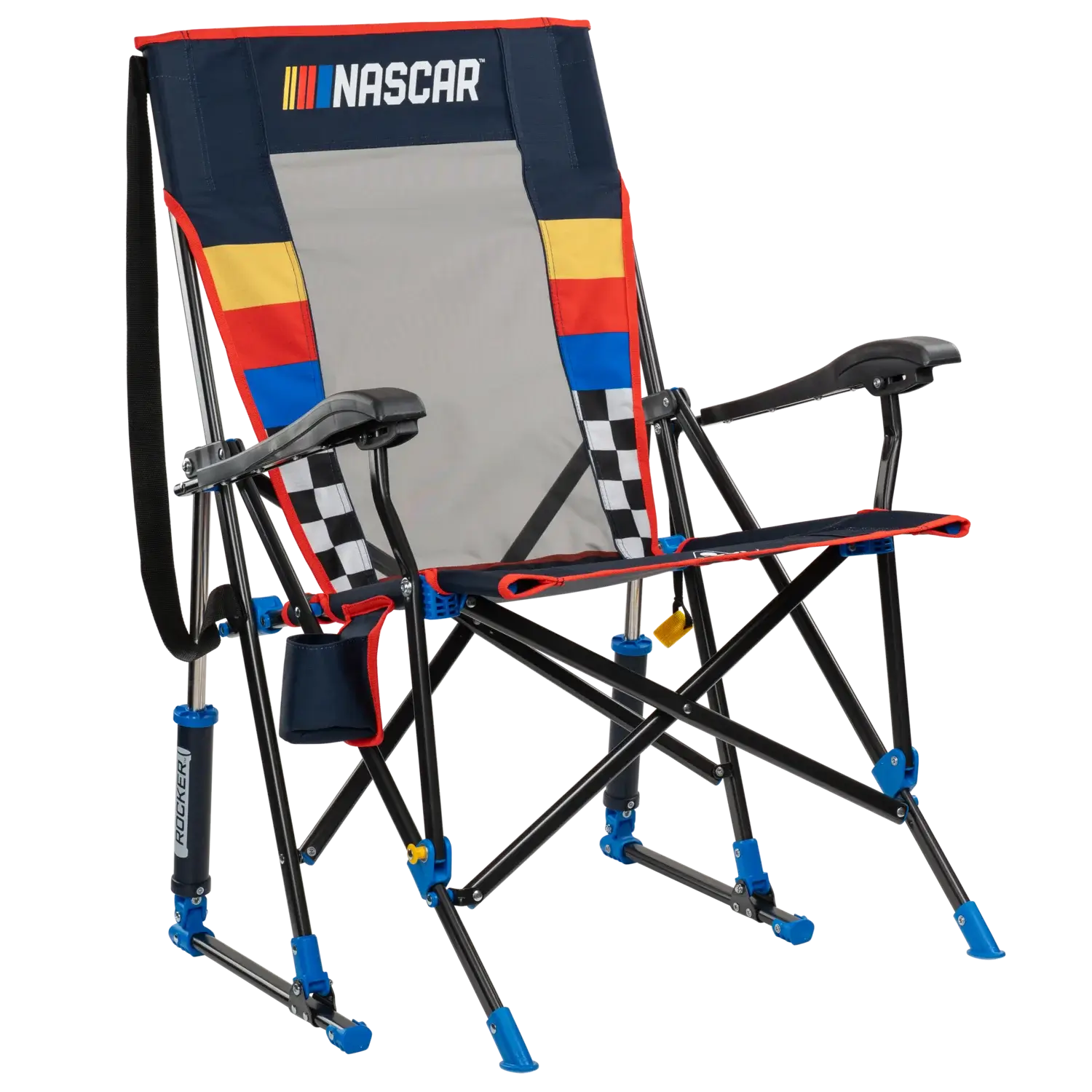 Heavy-Duty Freestyle RoadTrip Rocker - NASCAR For Him - Choice 453 - Patented Spring-Action Rocking Chair for Camping - Default Title