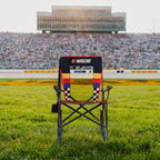 Heavy-Duty Freestyle RoadTrip Rocker - NASCAR For Him - Choice 453 - Patented Spring-Action Rocking Chair for Camping Detail