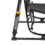 Premium All-Weather Stowaway Rocker with Side Table - Choice 253 - Heavy-Duty Kickback Rocker with Beverage Holder Detail