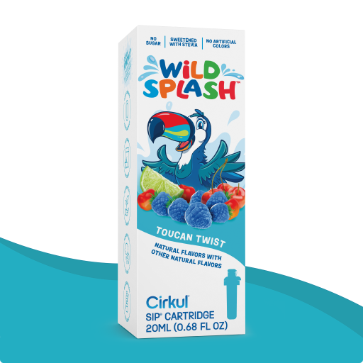 Zero-Calorie Wild Splash Toucan Twist PF3X - Sugar-Free Fruit Flavor Cartridge Refill Detail